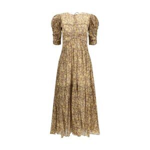Marant Etoile Bicolor Cotton Casual Women's Dress
